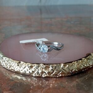 Elegant Silver and Gold Women's Ring